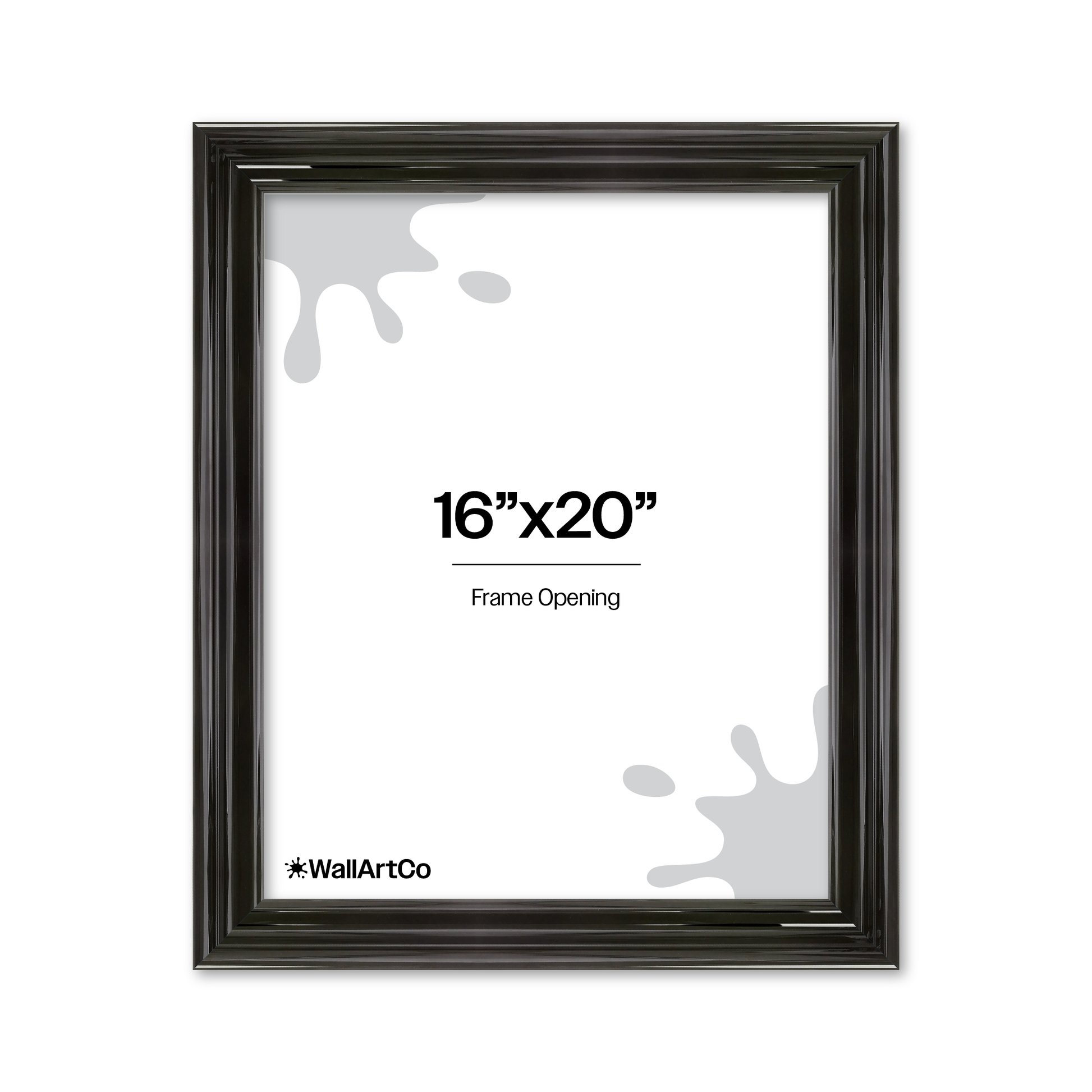 front of picture frame