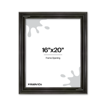 front of picture frame