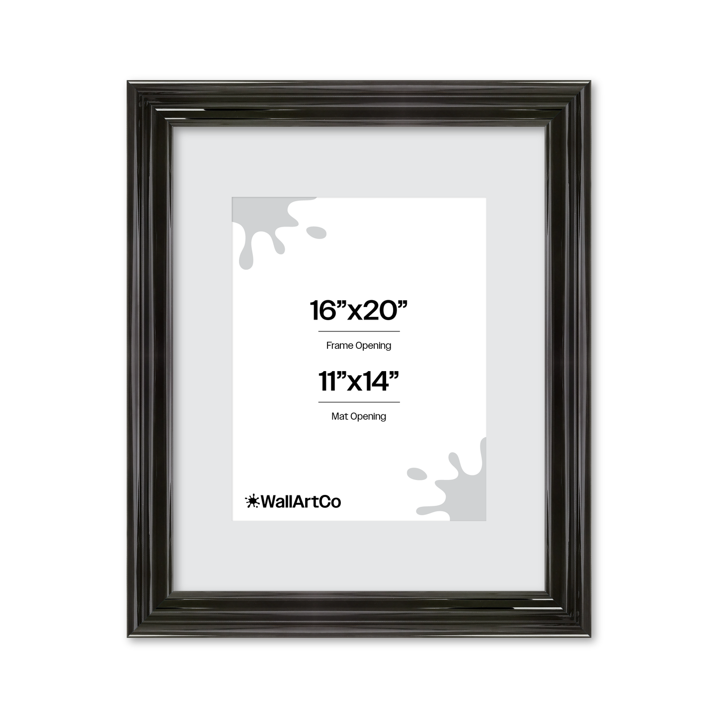 front of picture frame