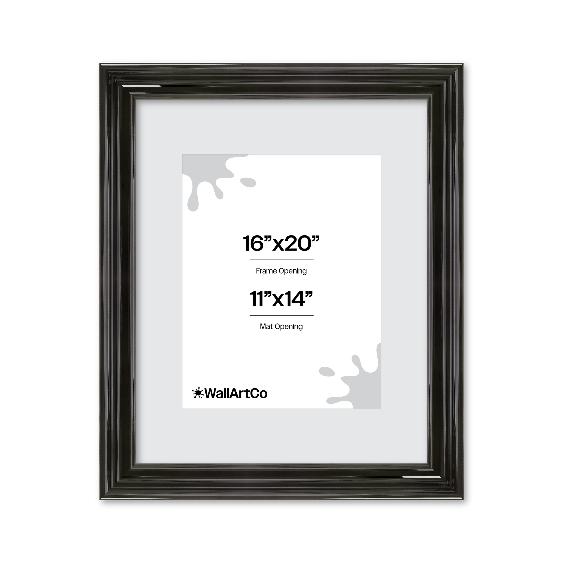 front of picture frame