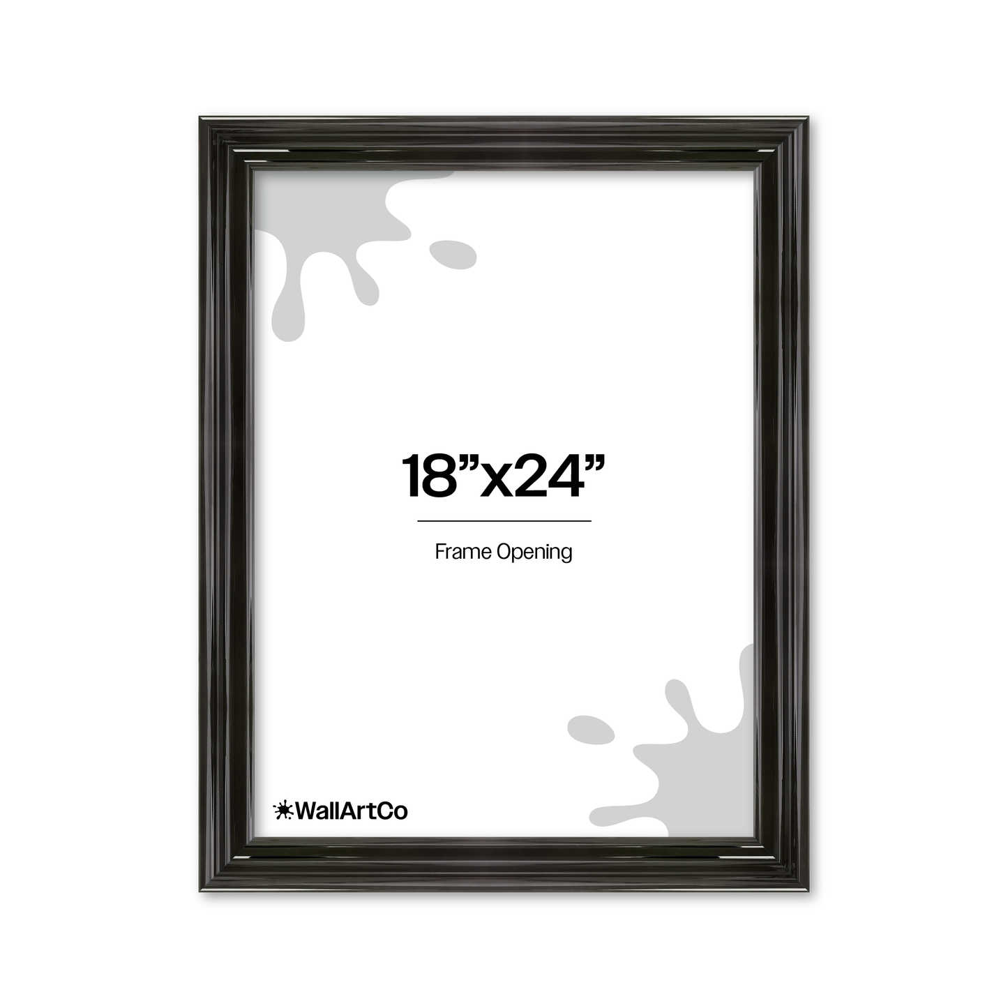 front of picture frame