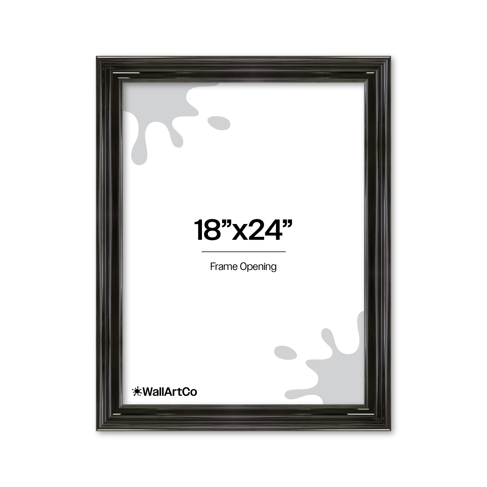 front of picture frame