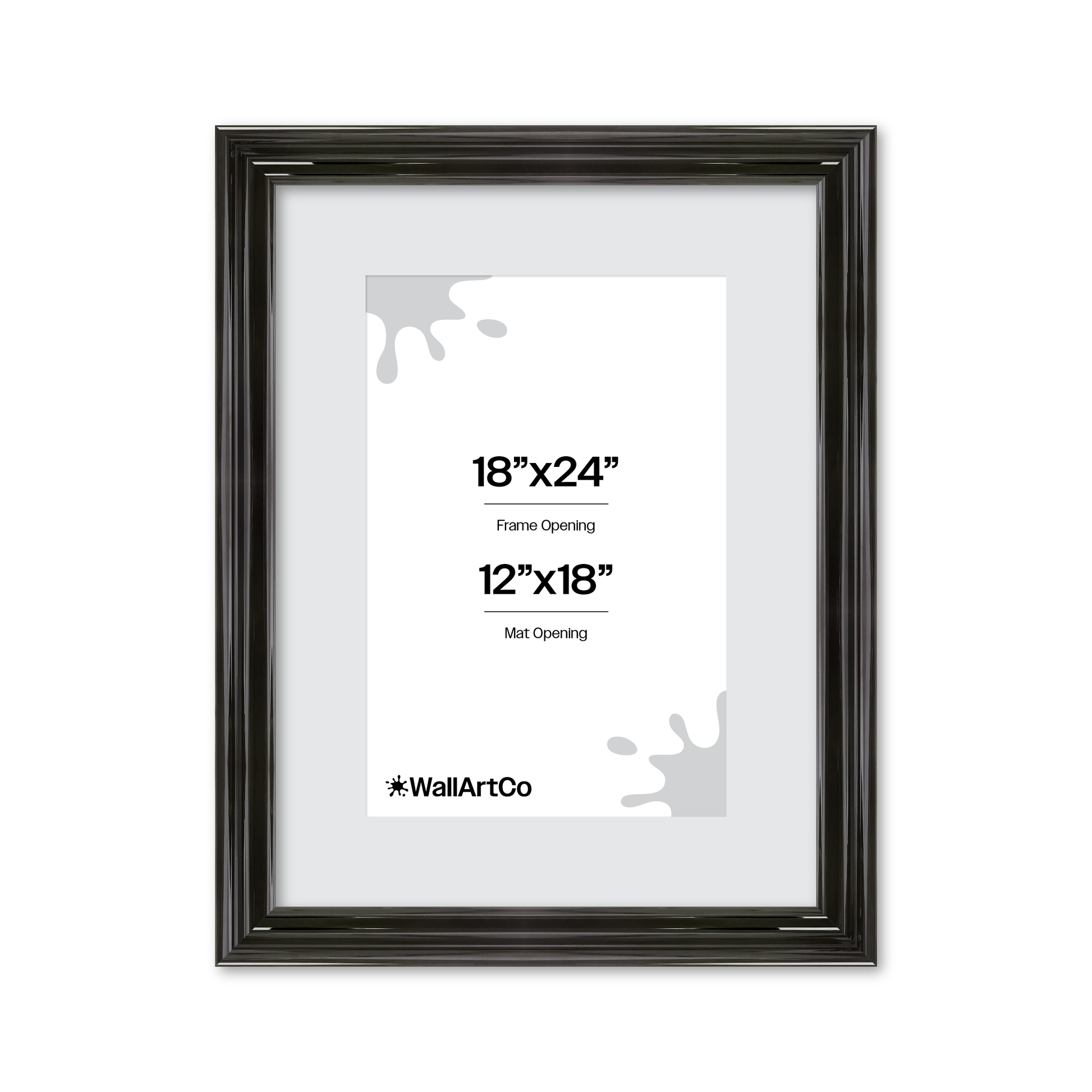 front of picture frame