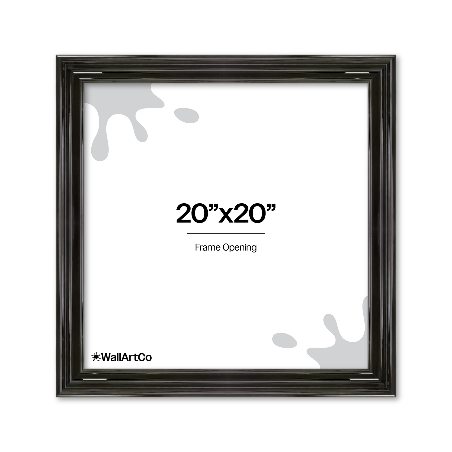 front of picture frame