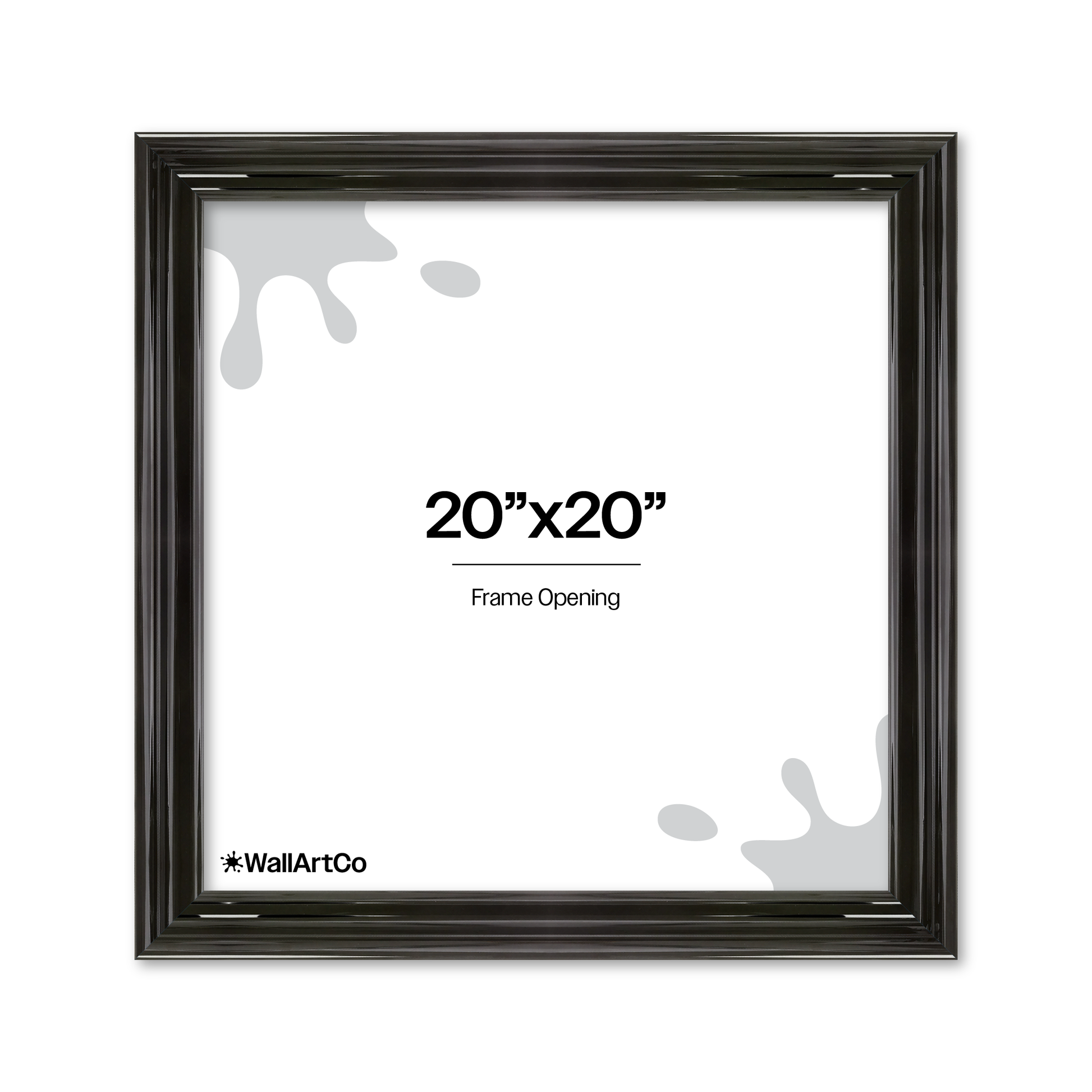 front of picture frame