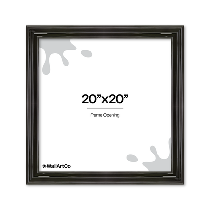 front of picture frame