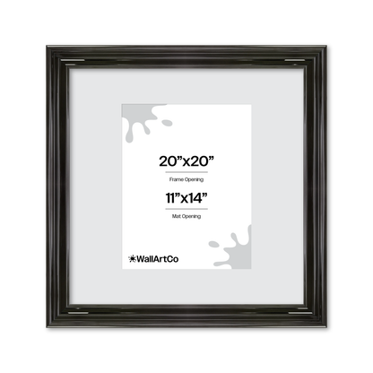 front of picture frame