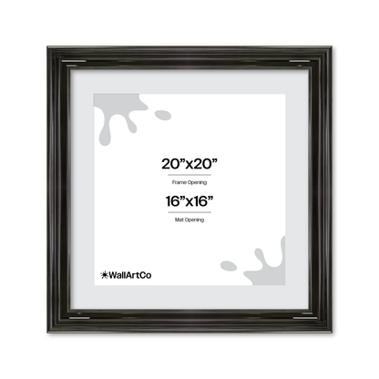 front of picture frame
