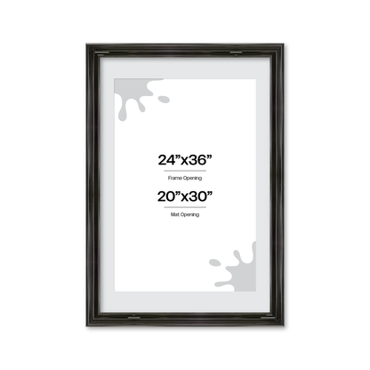 front of picture frame