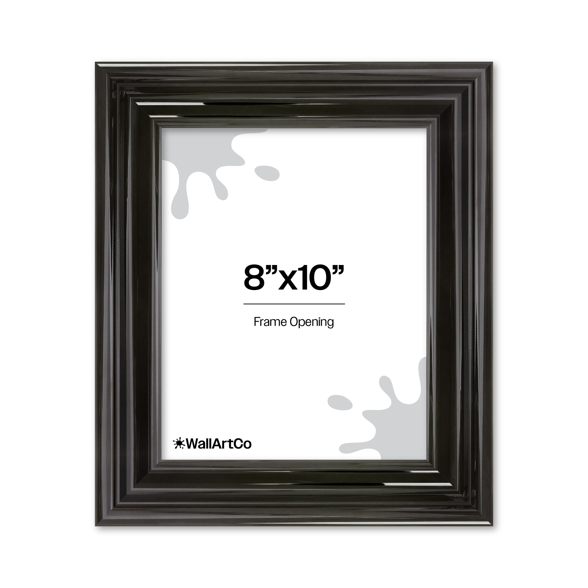 front of picture frame