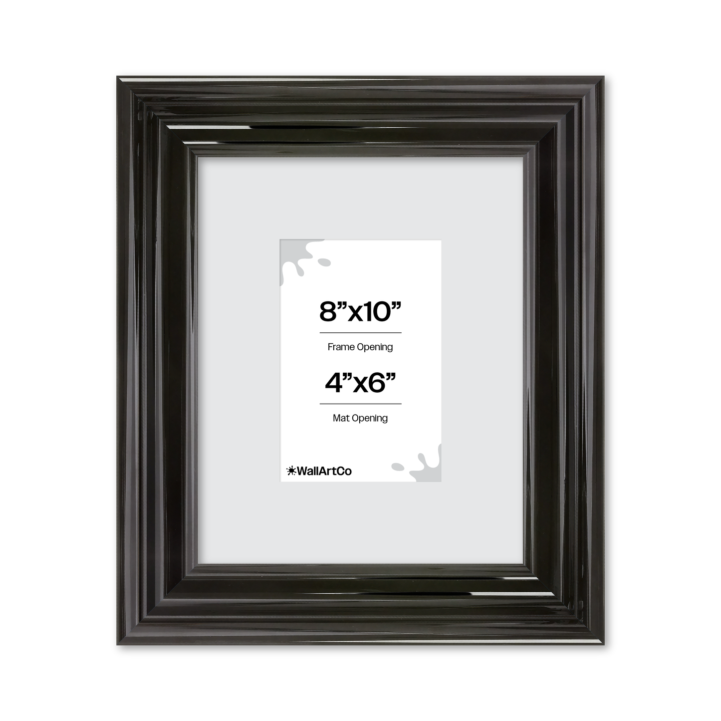 front of picture frame
