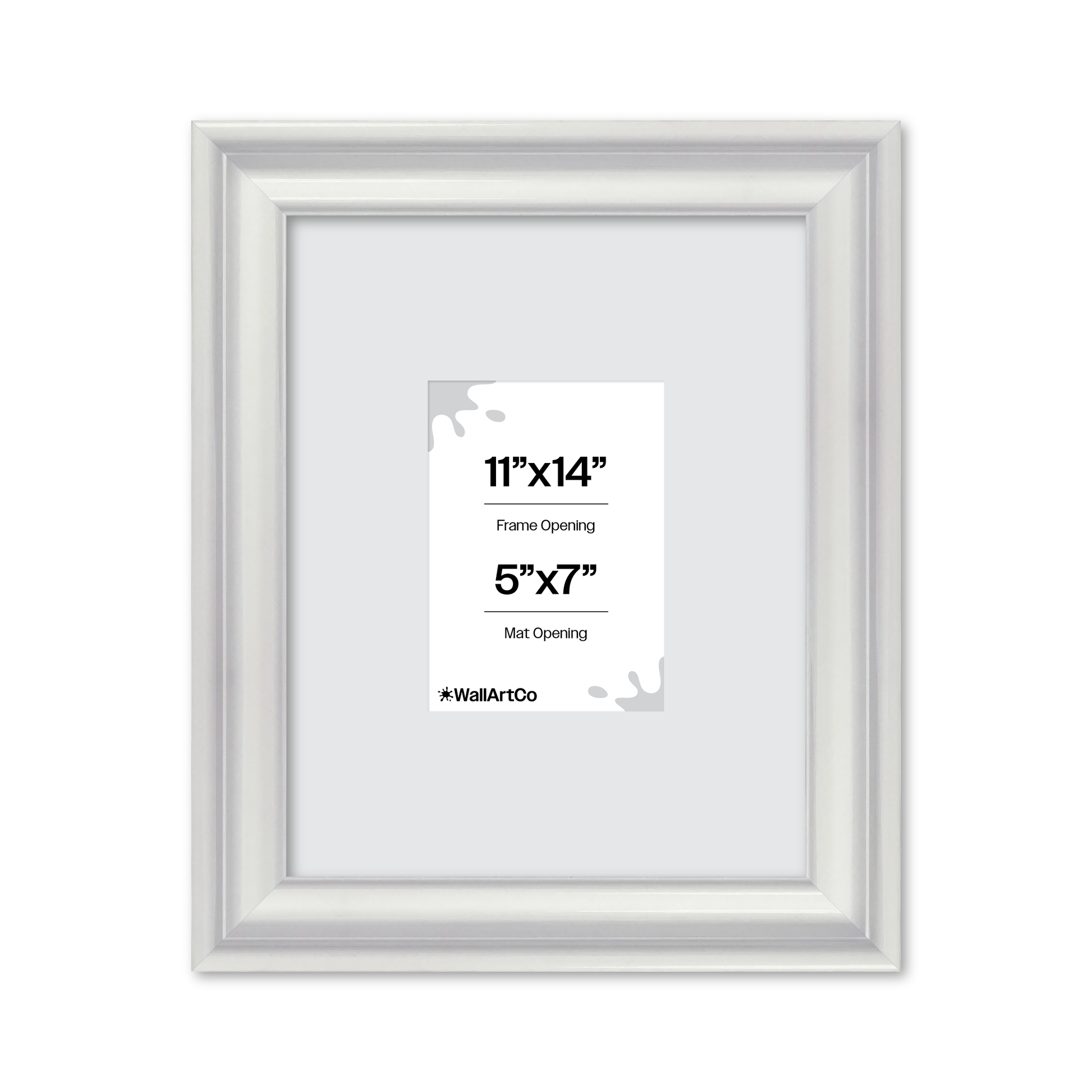 front of picture frame