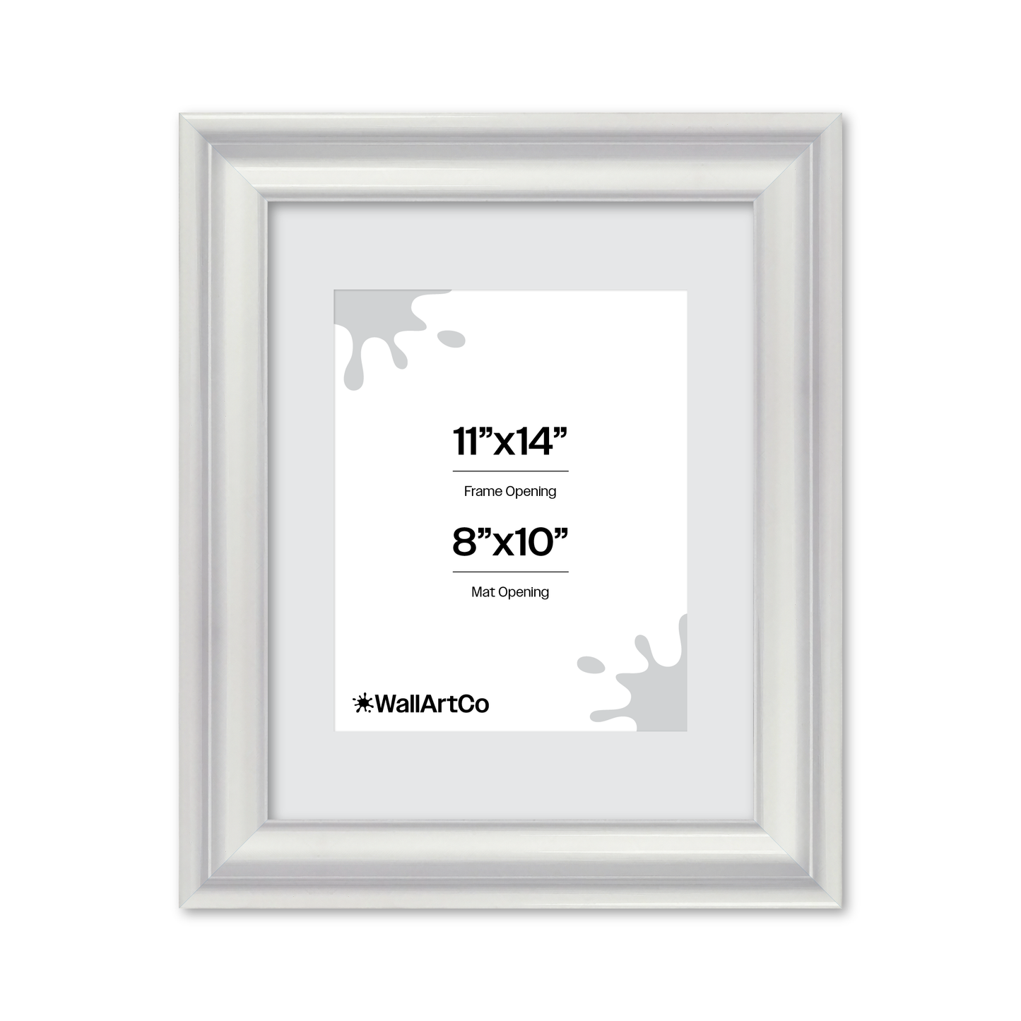 front of picture frame