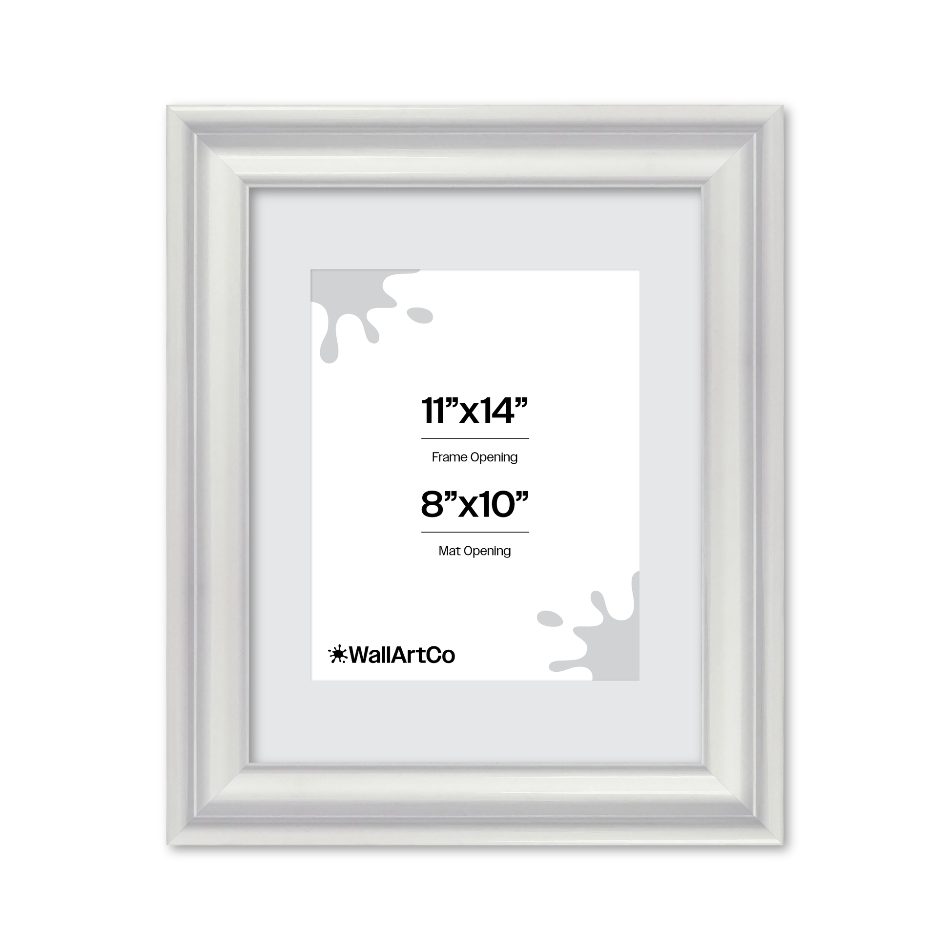 front of picture frame