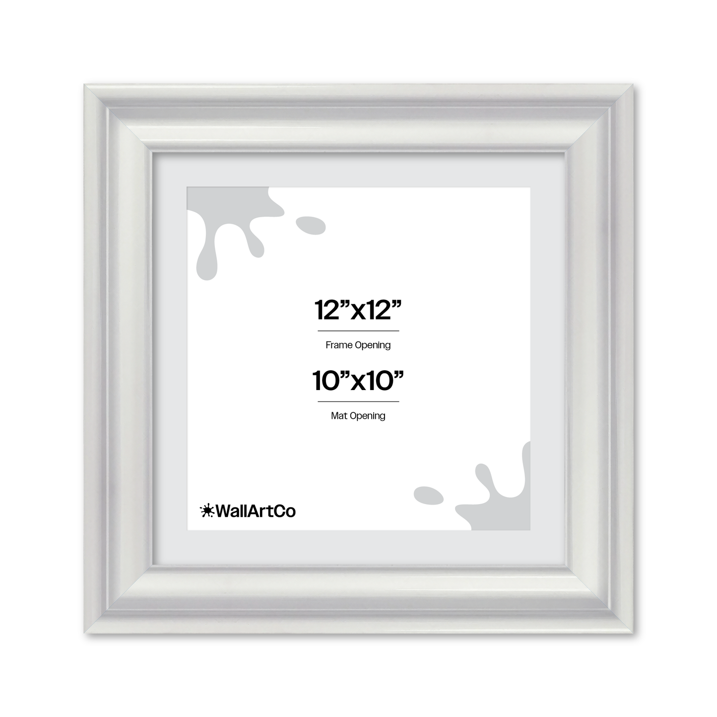 front of picture frame
