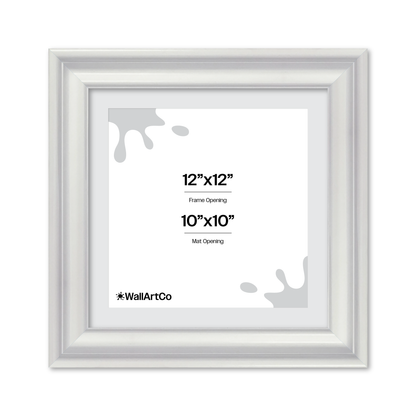 front of picture frame