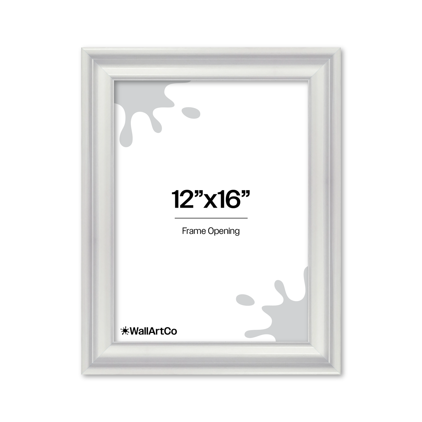 front of picture frame