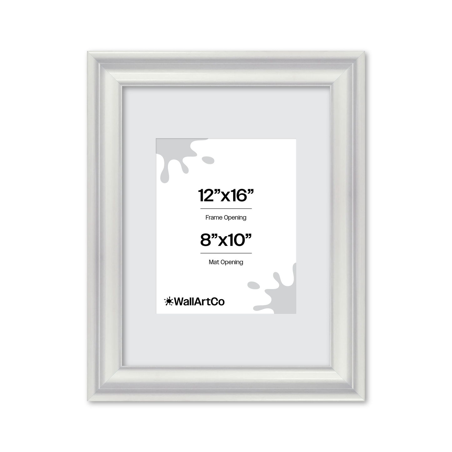front of picture frame