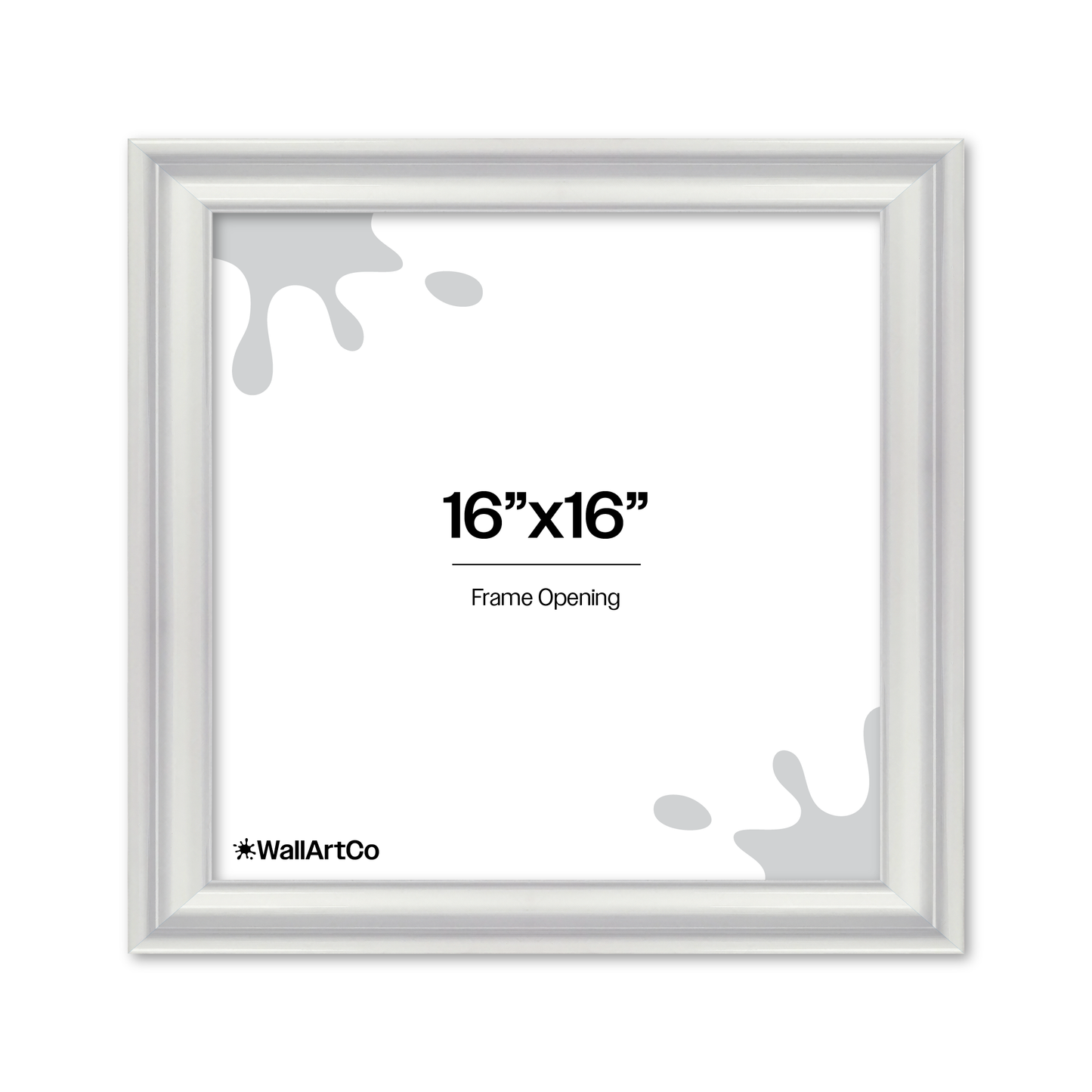 front of picture frame