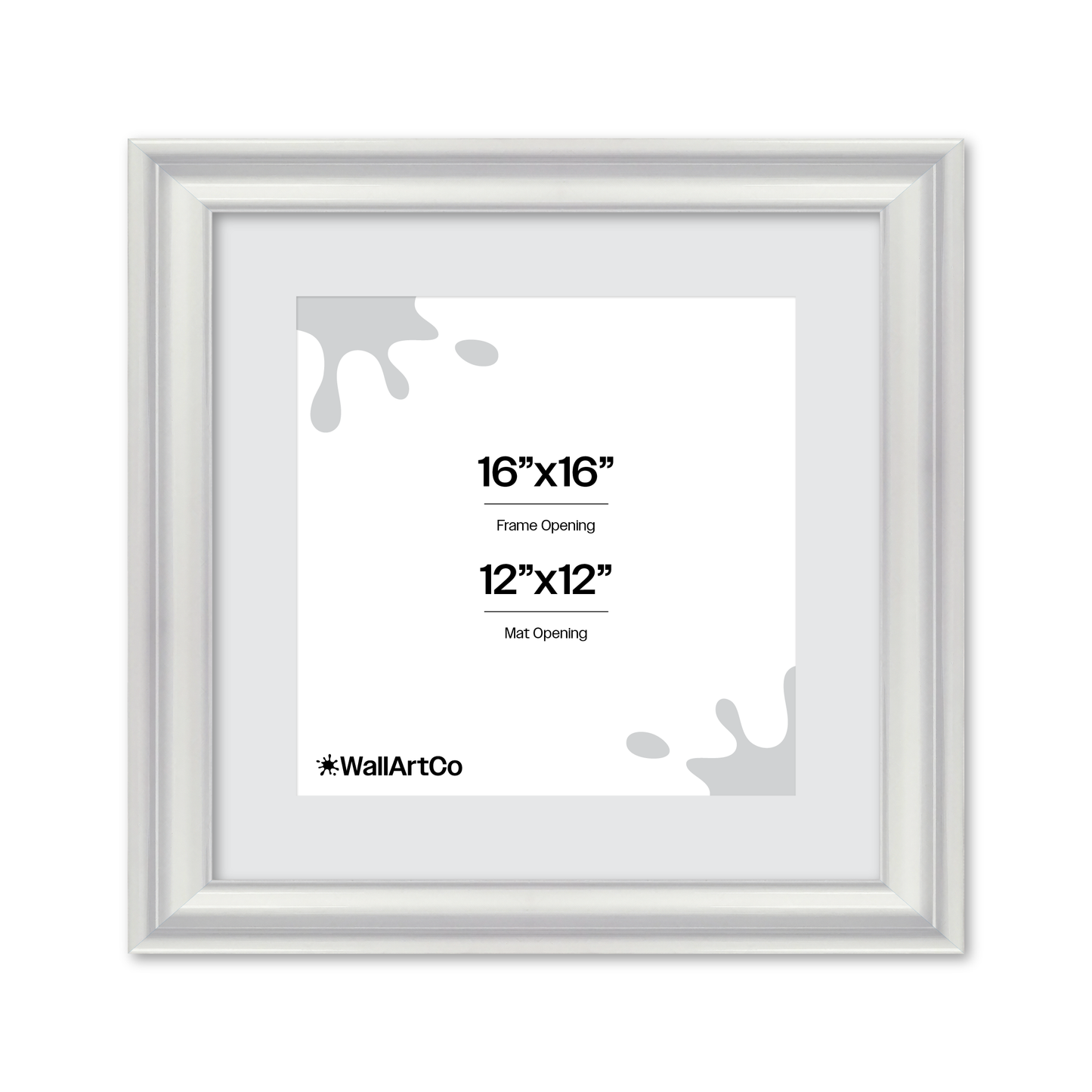 front of picture frame