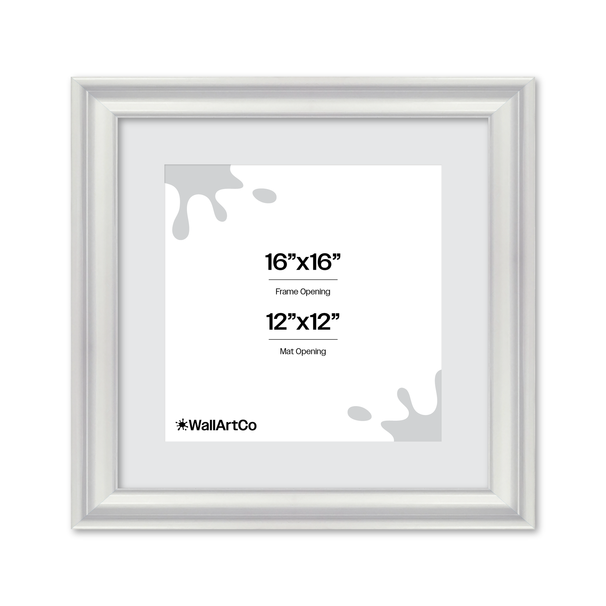 front of picture frame