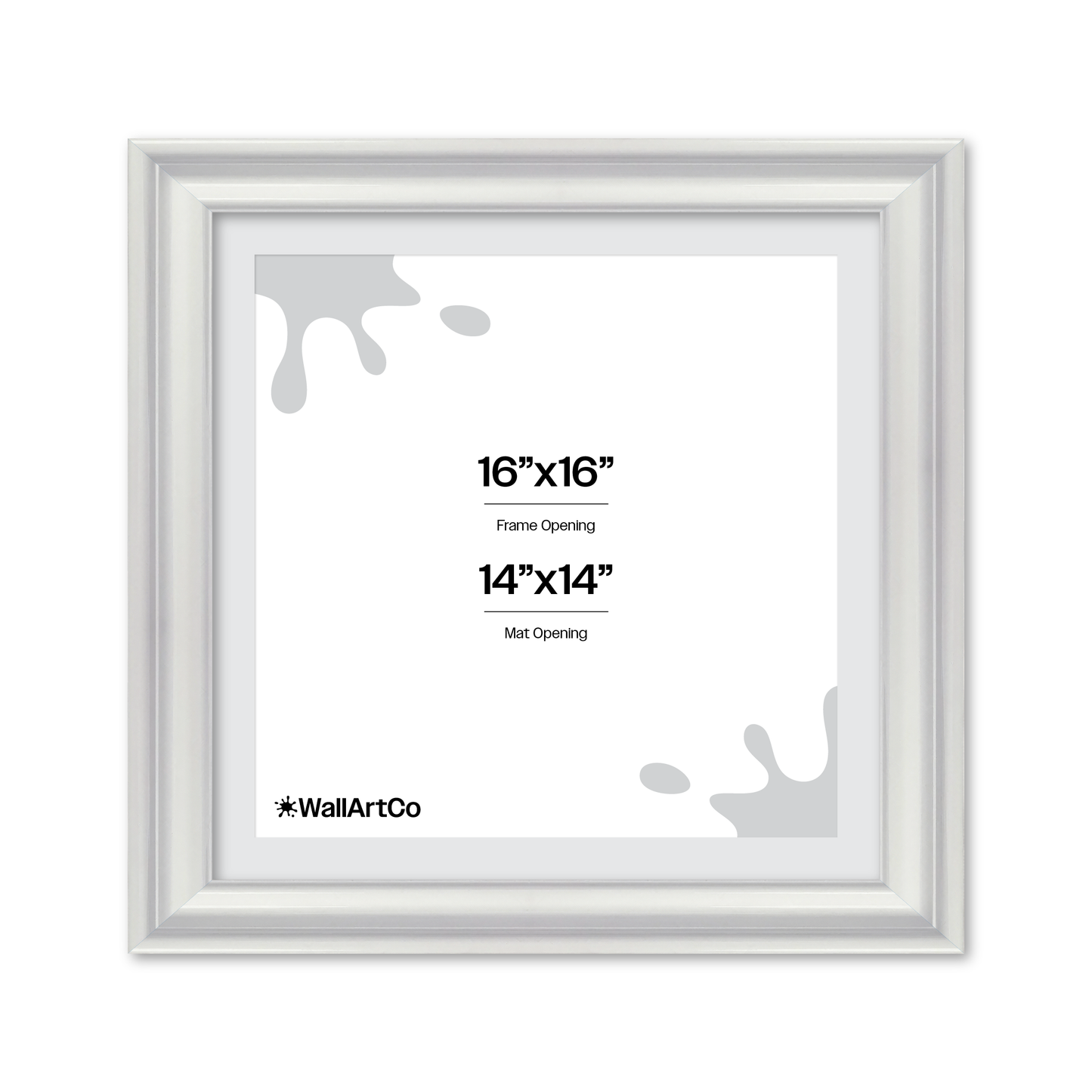 front of picture frame
