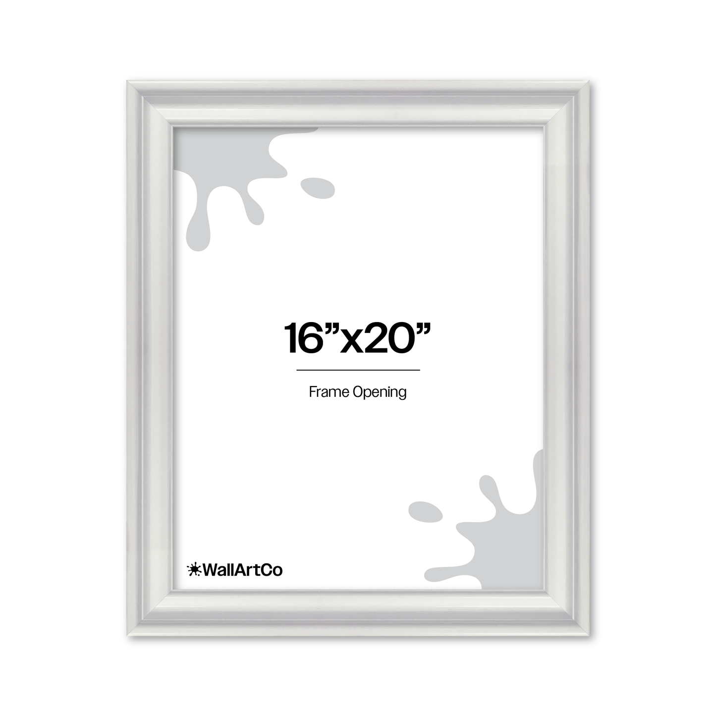 front of picture frame