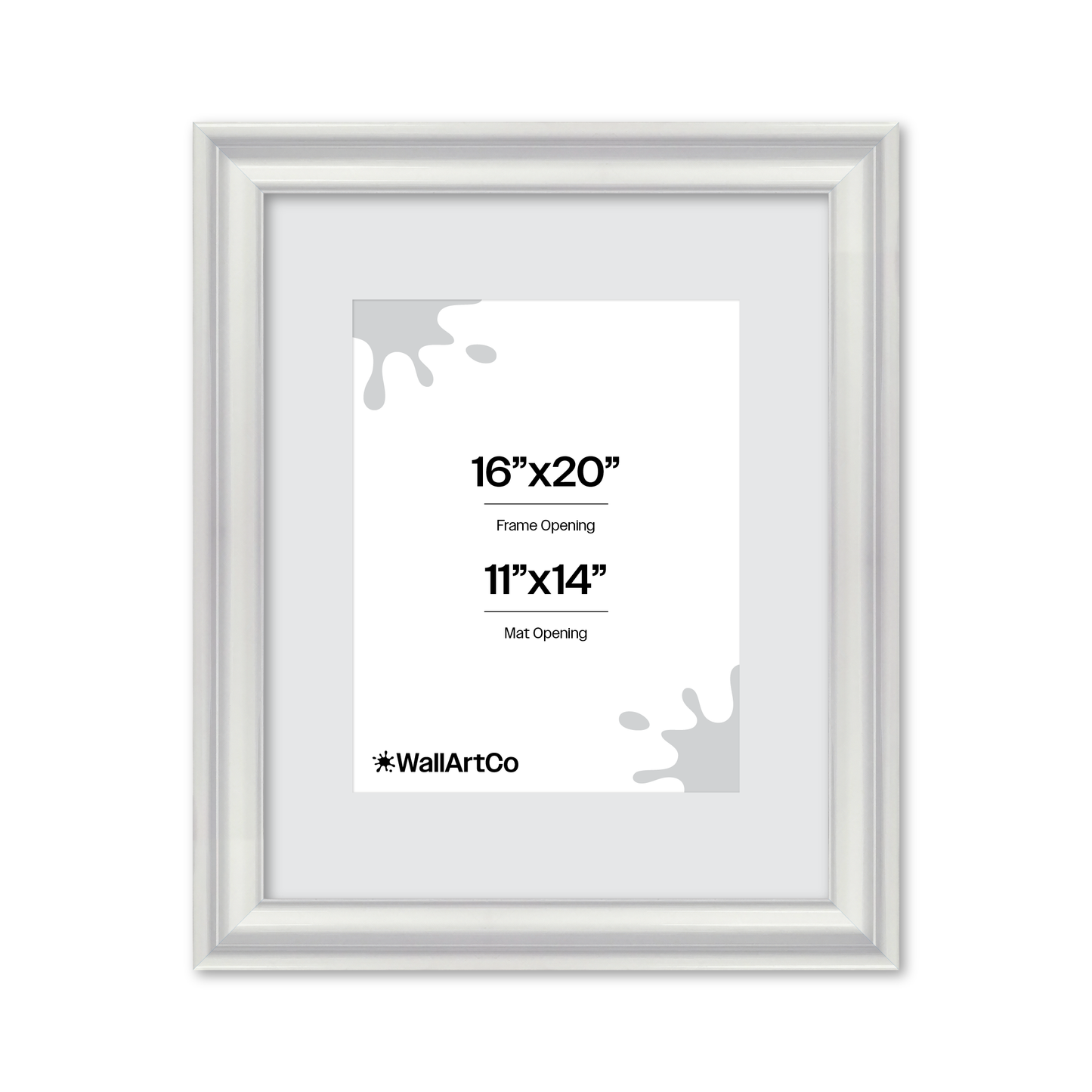 front of picture frame