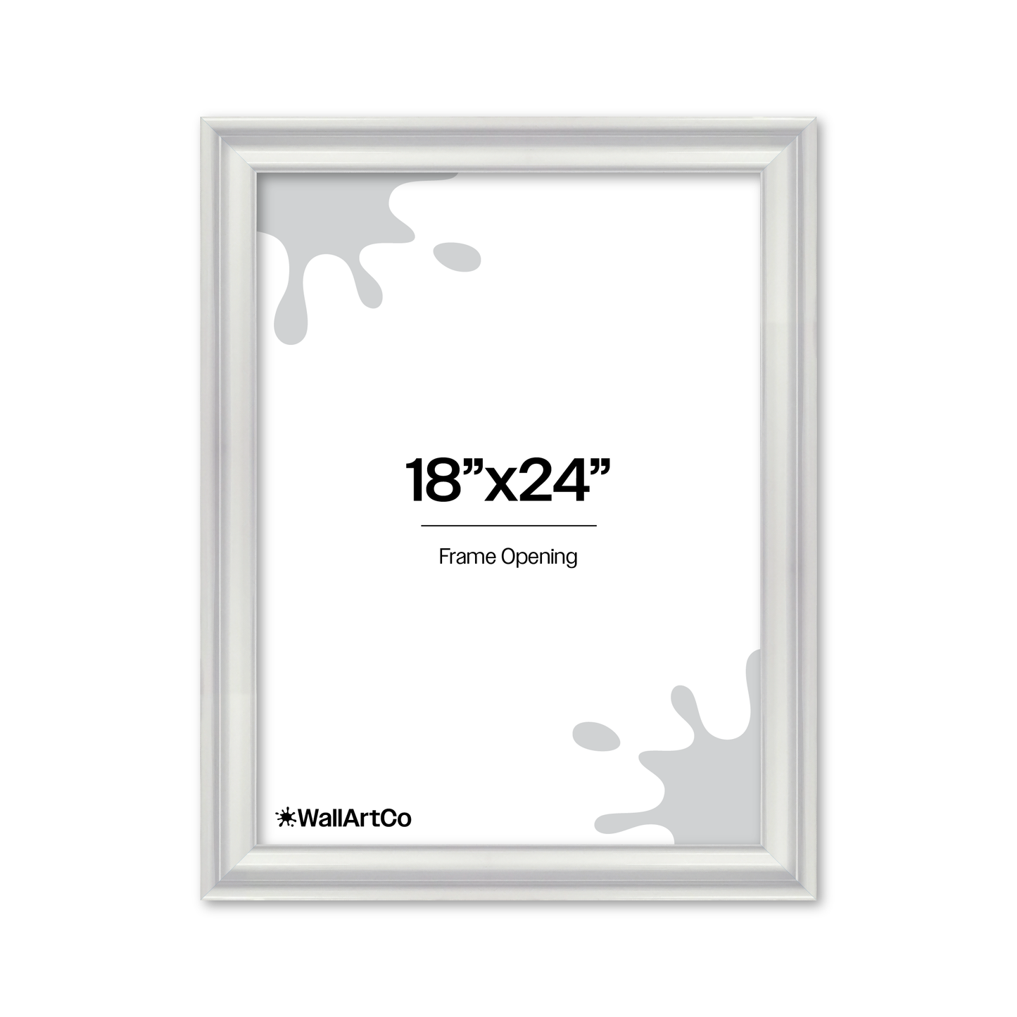front of picture frame