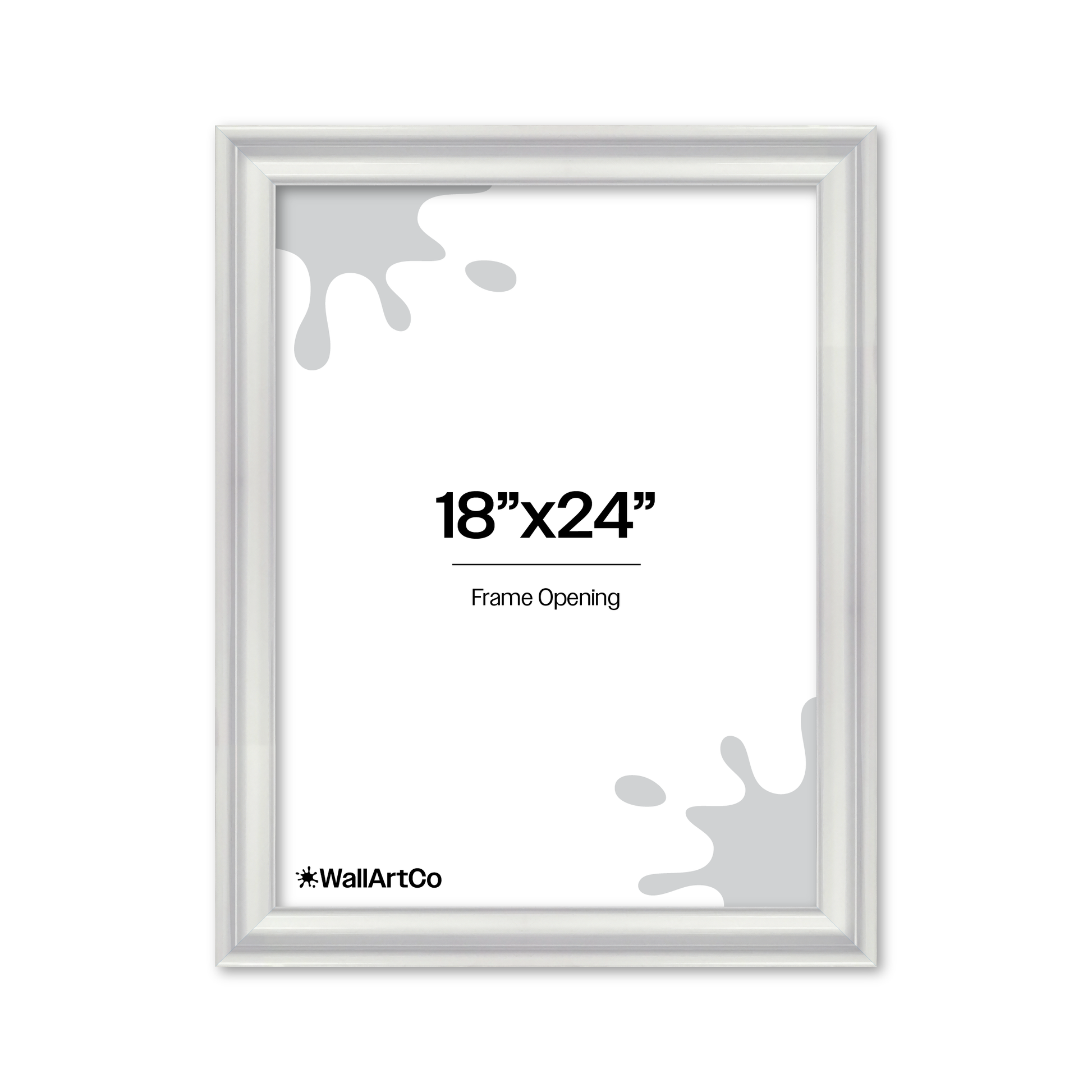 front of picture frame