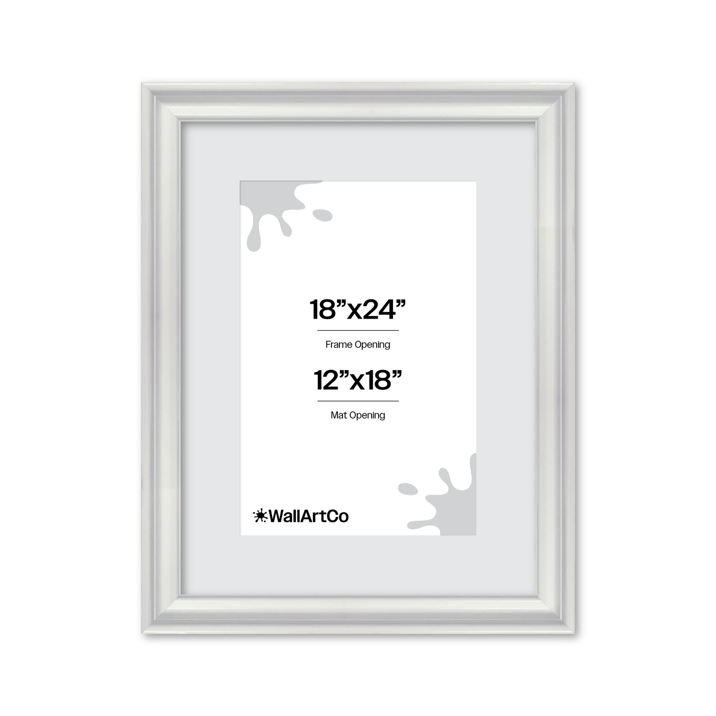 front of picture frame