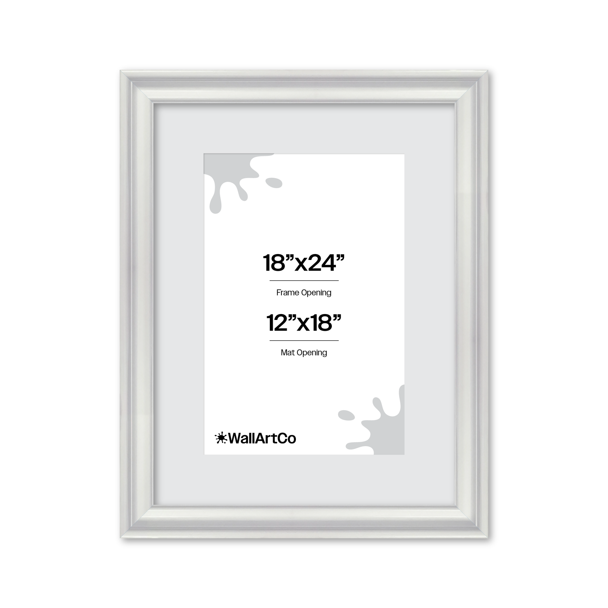front of picture frame