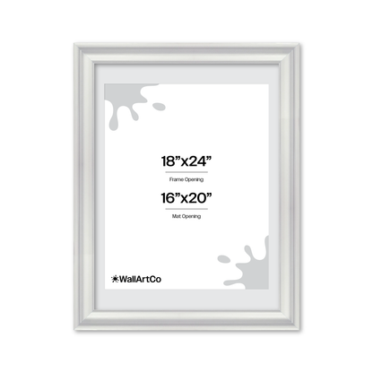 front of picture frame