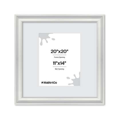 front of picture frame
