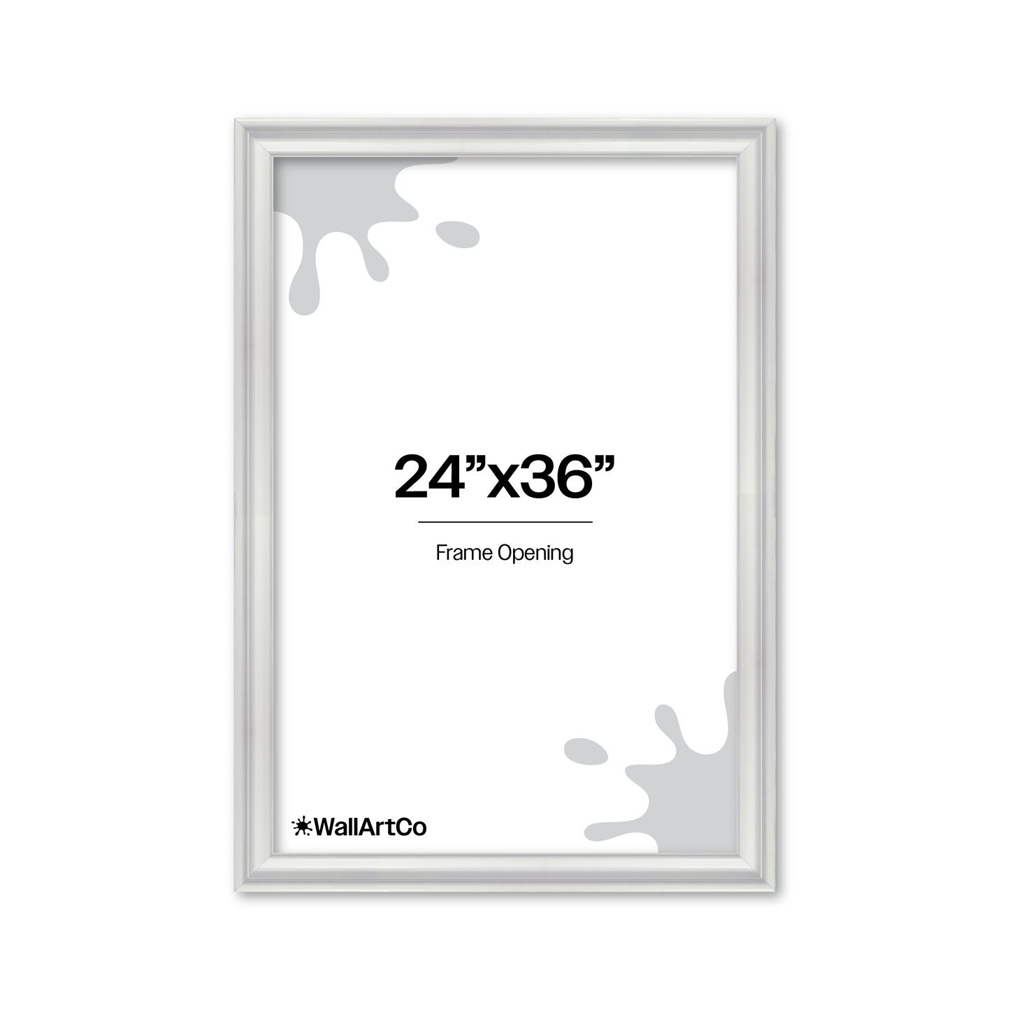 front of picture frame