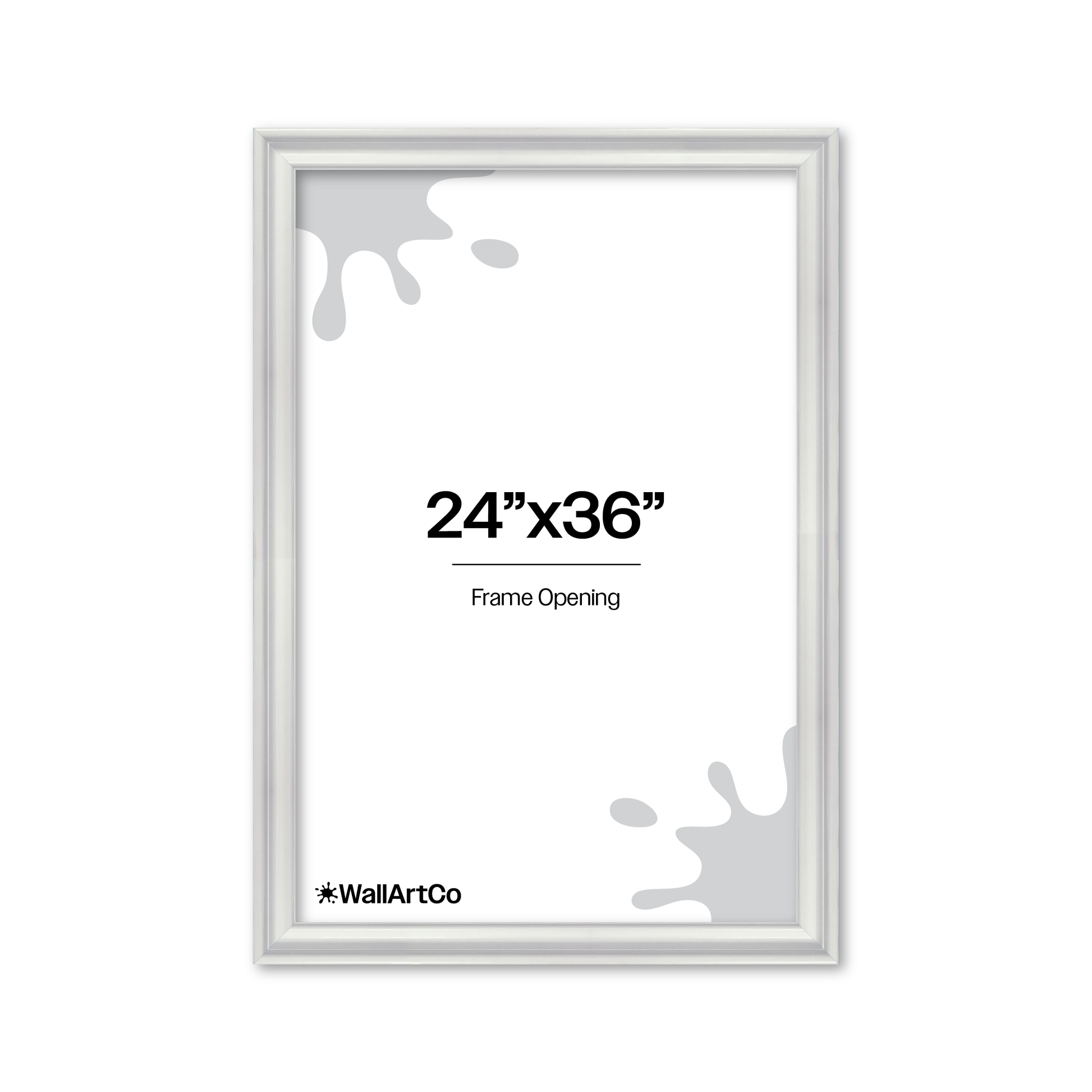 front of picture frame