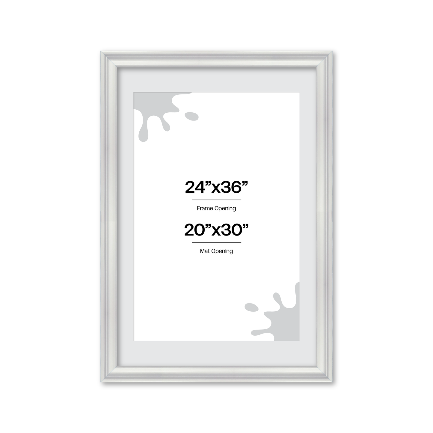 front of picture frame
