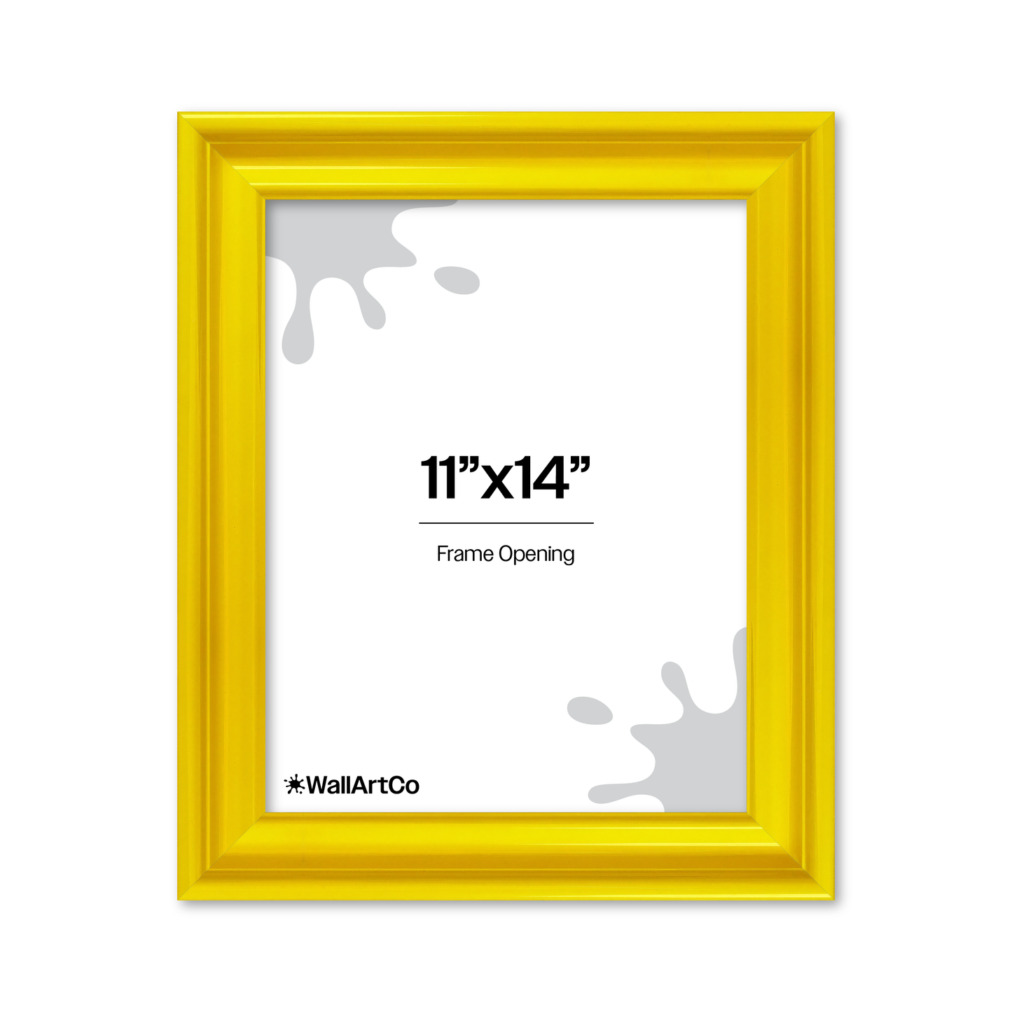 front of picture frame