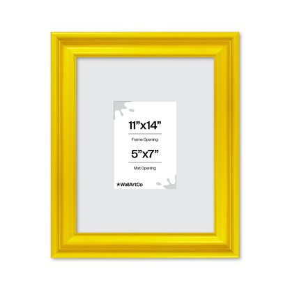 front of picture frame