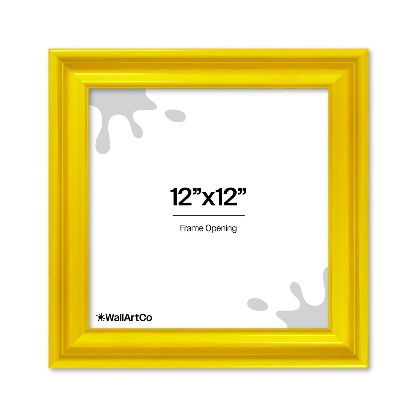 front of picture frame