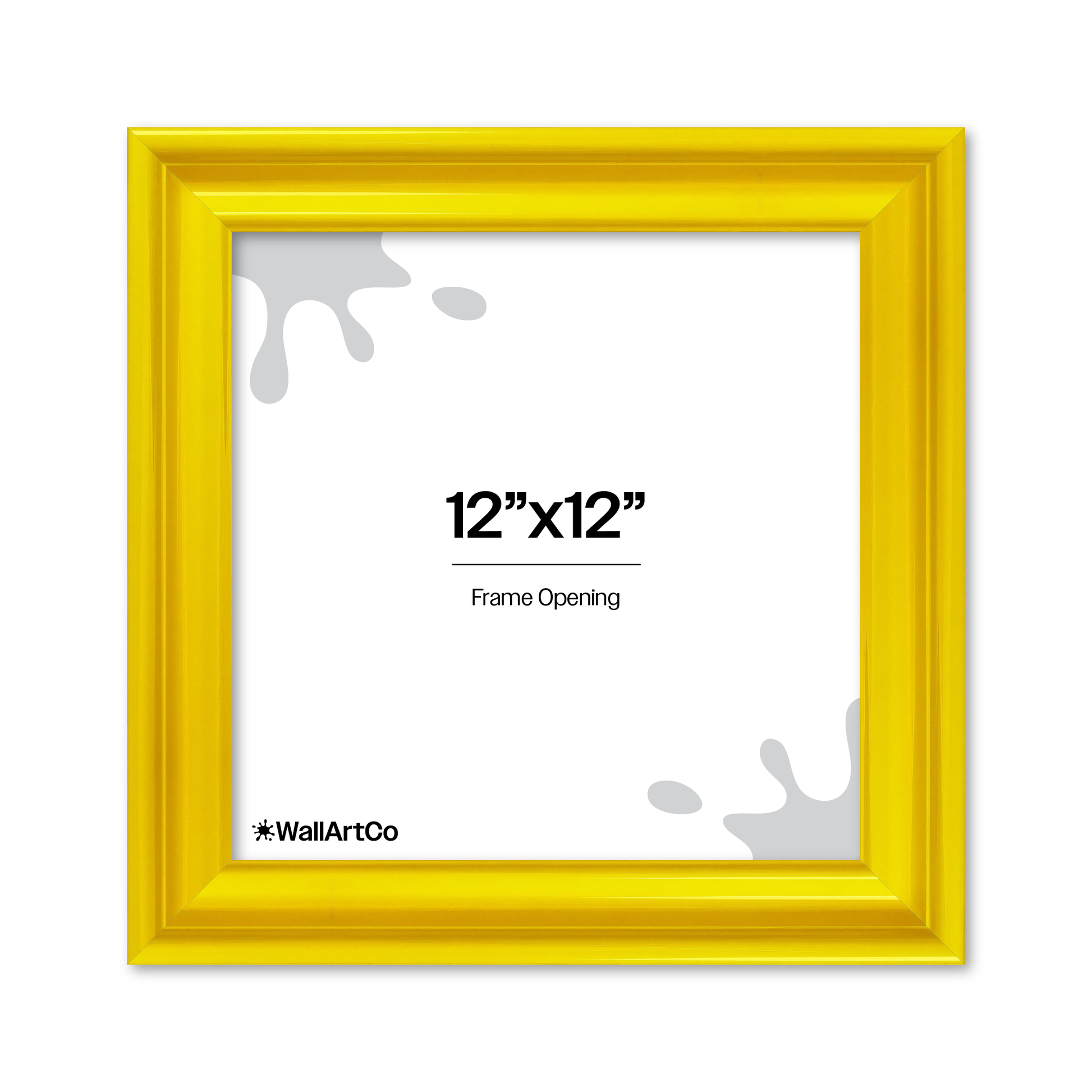 front of picture frame