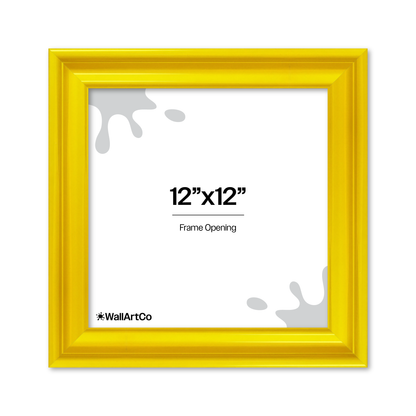 front of picture frame