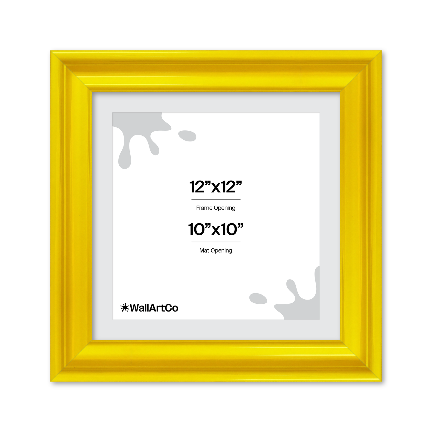 front of picture frame