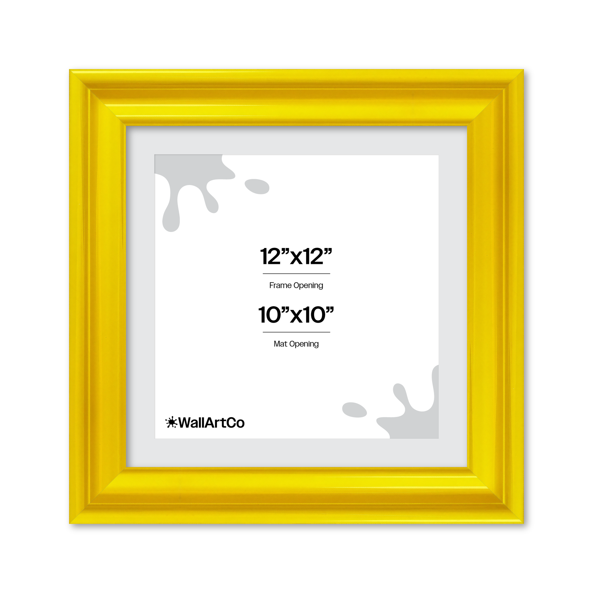 front of picture frame