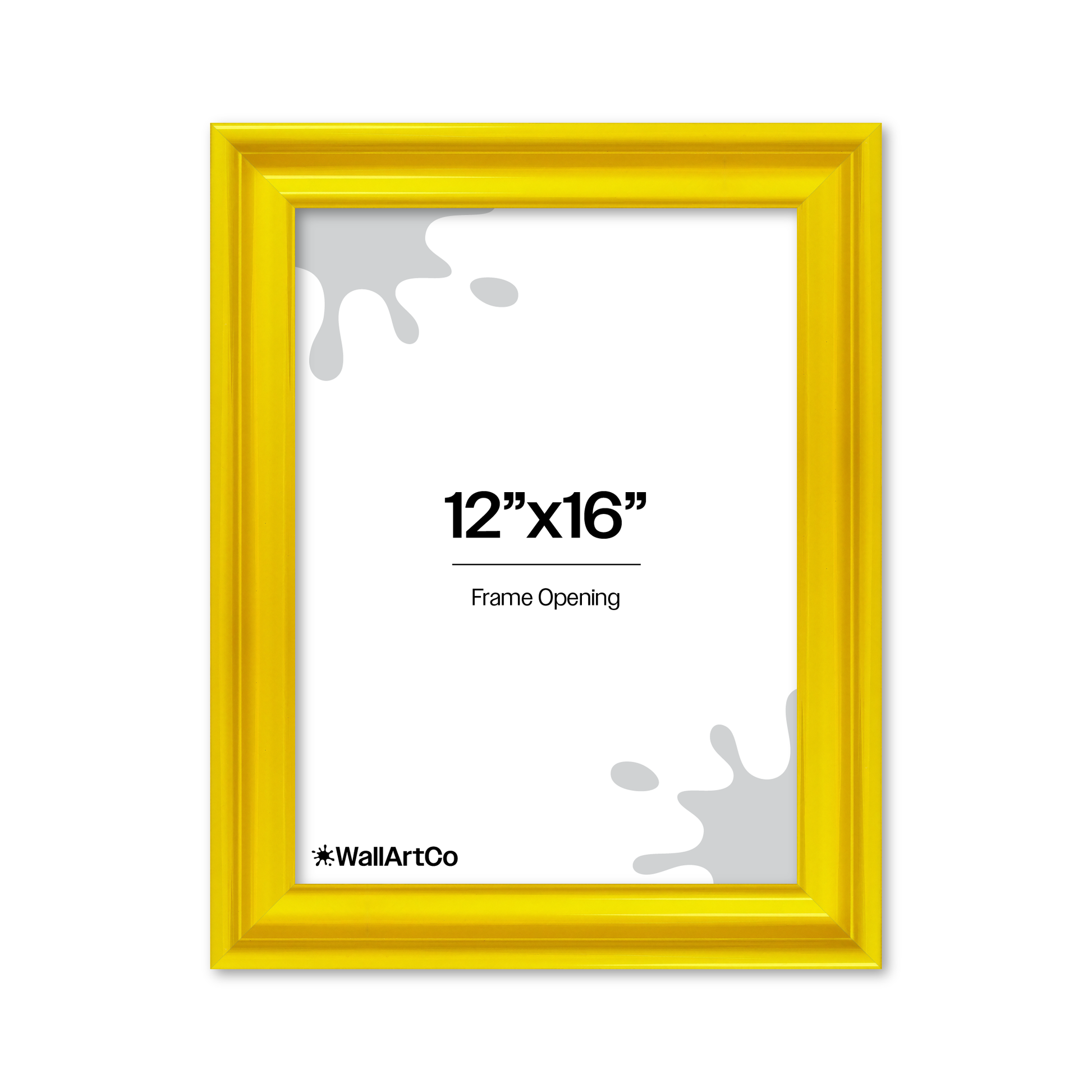 front of picture frame