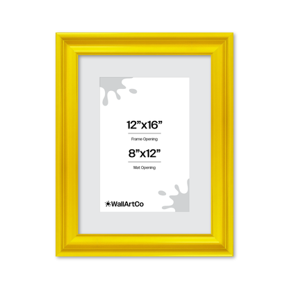 front of picture frame