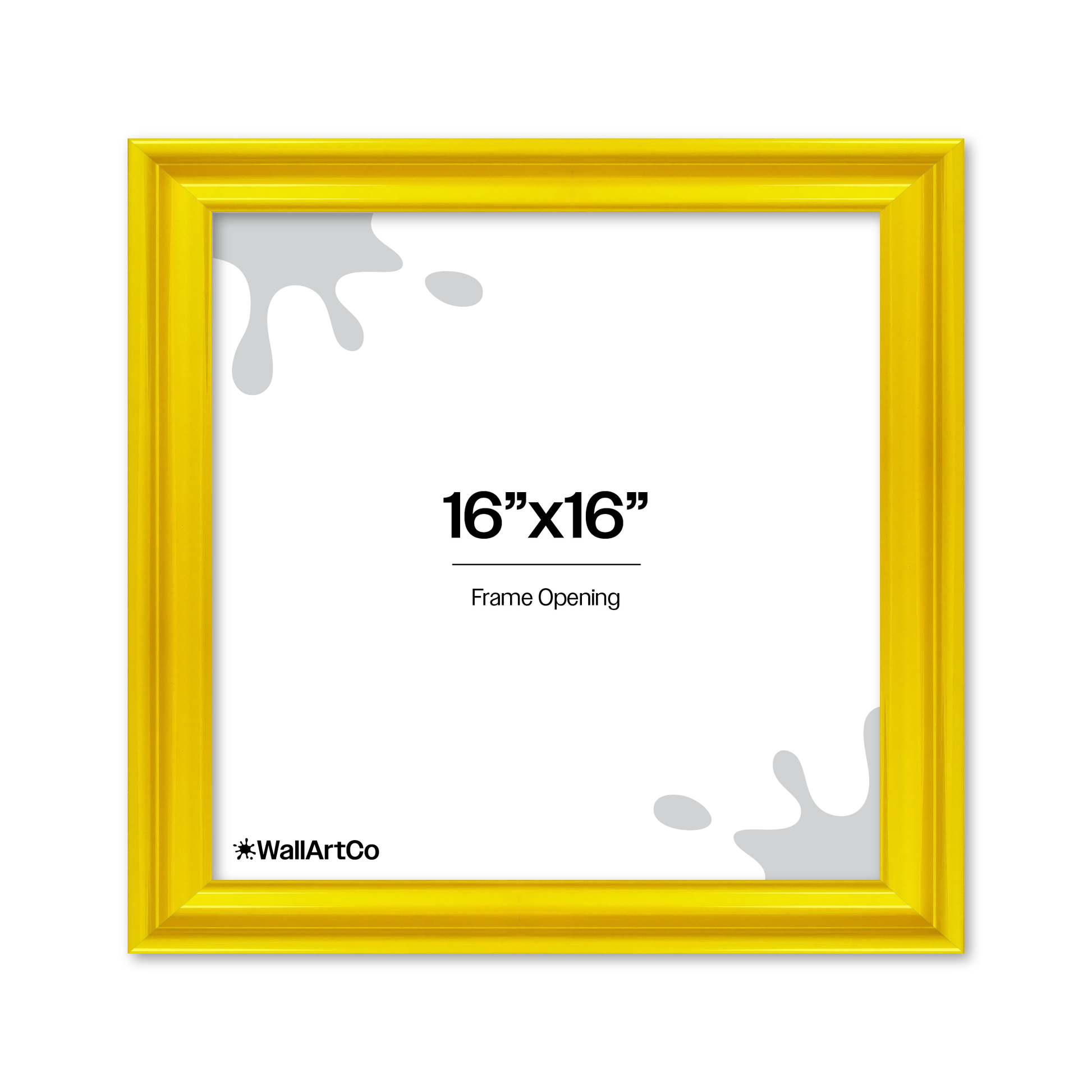 front of picture frame