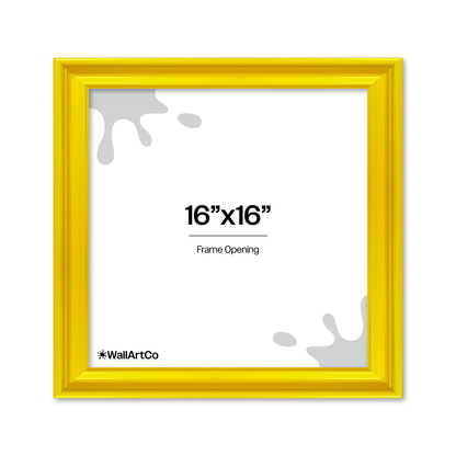 front of picture frame