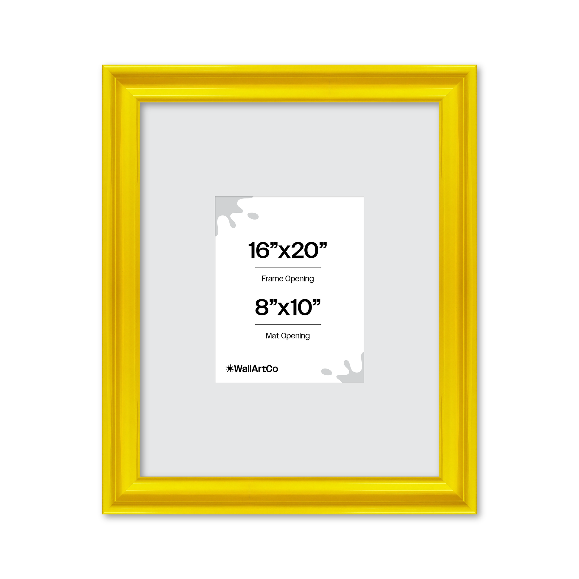 front of picture frame