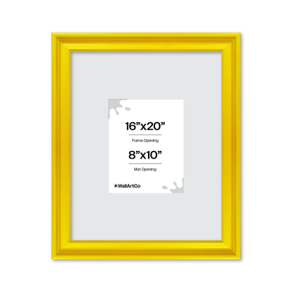 front of picture frame